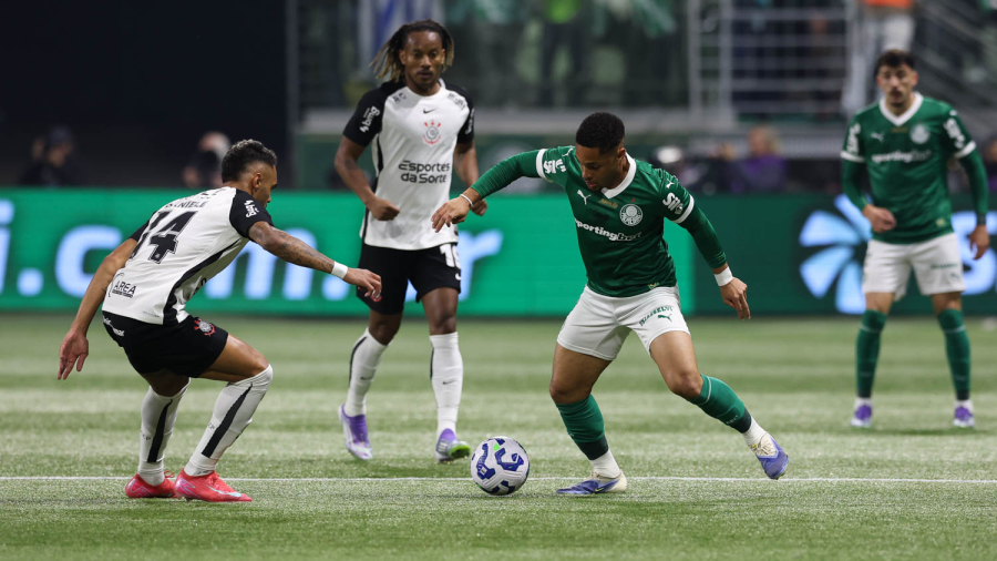 Corinthians aproveita expulsão, domina o Palmeiras e vai às quartas da Copa do Brasil
